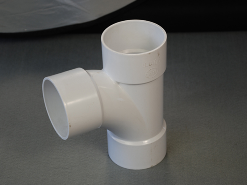 PVC aguas residuales tee tubo molde de ajuste